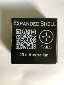 Tango Expanded Shell 20 Cent Australian Coin Gaff With Online Video Magic Trick