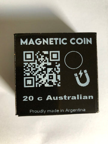 Tango Magnetic 20 Cent Australian Coin Gaff With Online Video Magic Trick