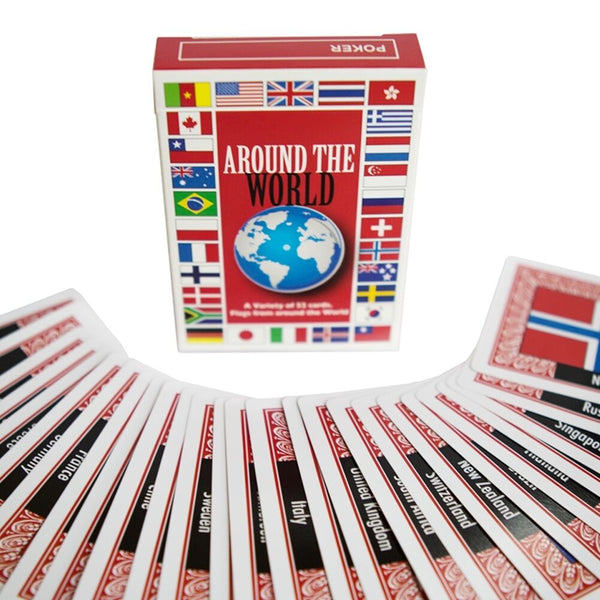 Around The World Mind Reading Deck of Playing Cards Poker Size Magic Trick