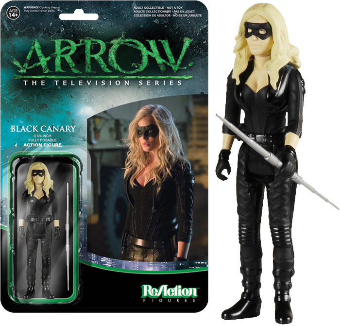 Arrow Black Canary ReAction Figure 3 3/4 Inch