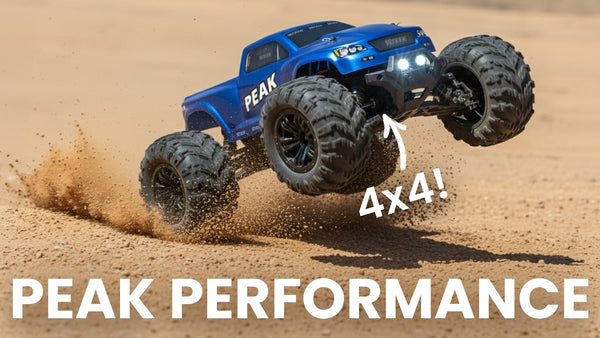 Atrek Peak RC Monster Truck Electric 4WD 1/10 Scale RTR