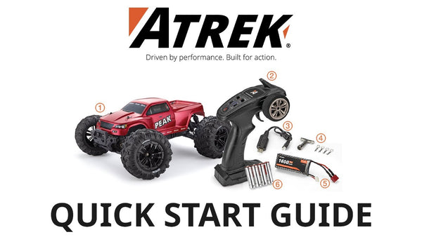 Atrek Peak RC Monster Truck Electric 4WD 1/10 Scale RTR
