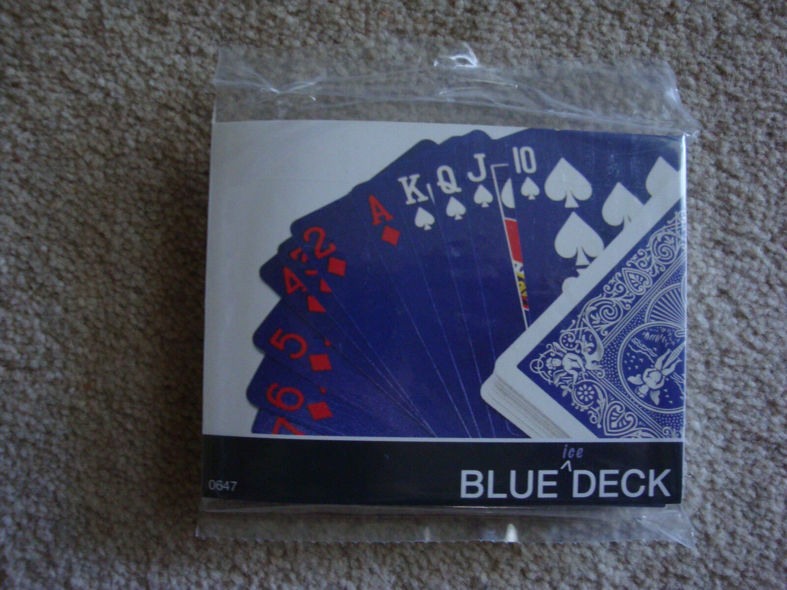 Bicycle Blue Reversed Back Deck of Playing Cards Poker Size