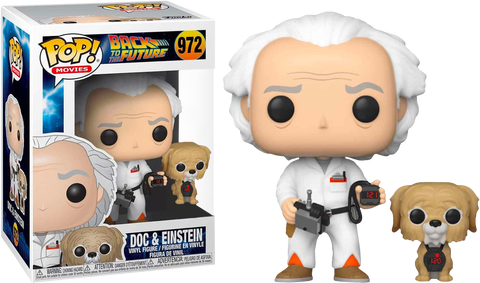 Back to the Future Doc with Einstein Pop! 972 Vinyl