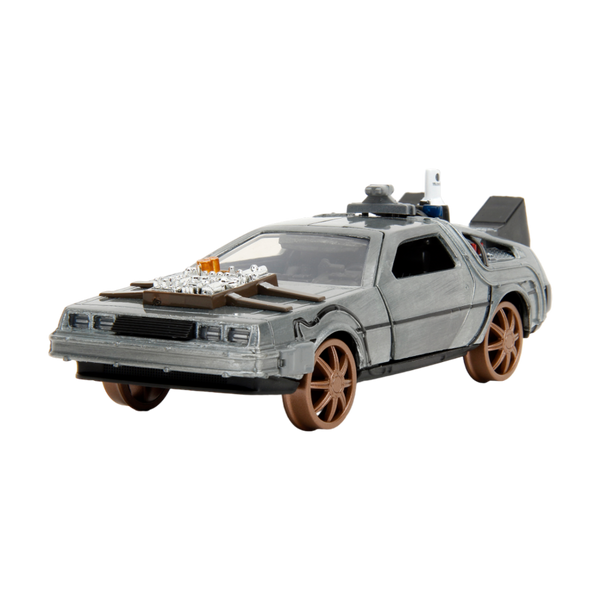 Back To The Future 3 Delorean (Railroad Wheels) 1:32 Scale Die-Cast Vehicle