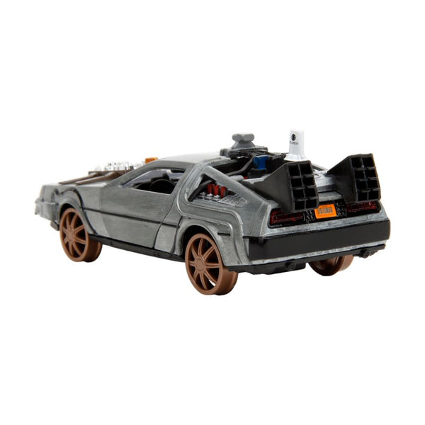 Back To The Future 3 Delorean (Railroad Wheels) 1:32 Scale Die-Cast Vehicle