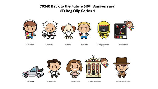 Back to the Future Series 1 3D Foam Bag Clip Blind Bag Random
