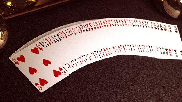 Bicycle 4 Index Red Deck Playing Cards (Gimmicks and Online Instructions) Magic Trick