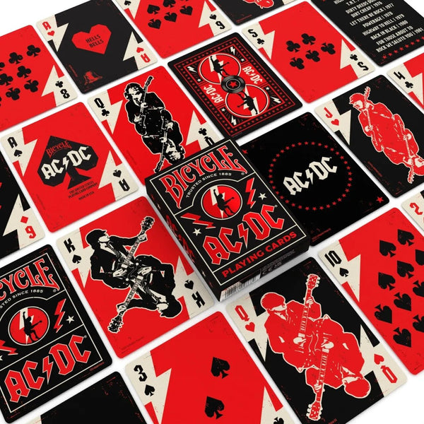 AC/DC Bicycle Deck of Playing Cards Poker Size