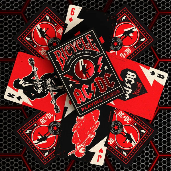 AC/DC Bicycle Deck of Playing Cards Poker Size