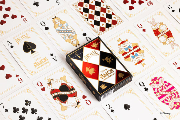 Alice in Wonderland Bicycle Deck of Playing Cards Poker Size