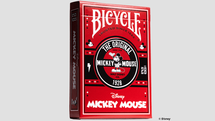 Bicycle Disney Classic Mickey Mouse (Red) Deck of Playing Cards Poker Size