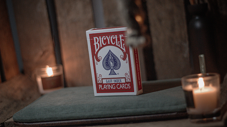 Bicycle Gaff Index (Gimmicks and Online Instructions) Magic Trick