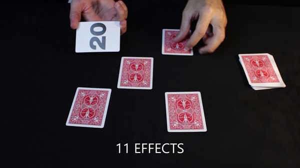 Bicycle Special NUMBERS Blue Playing Cards Deck (plus 11 Online Effects) Magic Trick
