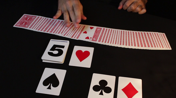 Bicycle Special NUMBERS Blue Playing Cards Deck (plus 11 Online Effects) Magic Trick