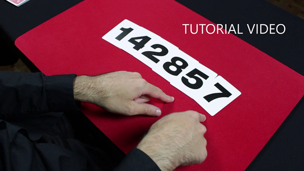 Bicycle Special NUMBERS Blue Playing Cards Deck (plus 11 Online Effects) Magic Trick