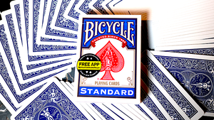 Bicycle Standard Blue Poker Size Deck of Playing Cards