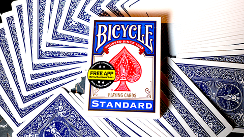 Bicycle Standard Blue Poker Size Deck of Playing Cards