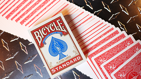 Bicycle Standard Red Poker Size Deck of Playing Cards