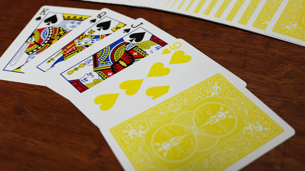 Bicycle Yellow Deck of Playing Cards