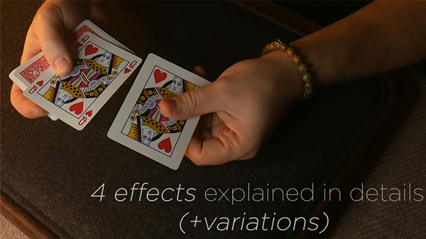 Bicycle 4 Index Red Deck Playing Cards (Gimmicks and Online Instructions) Magic Trick