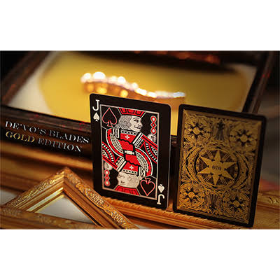 Blades Gold Edition Deck of Playing Cards Poker Size