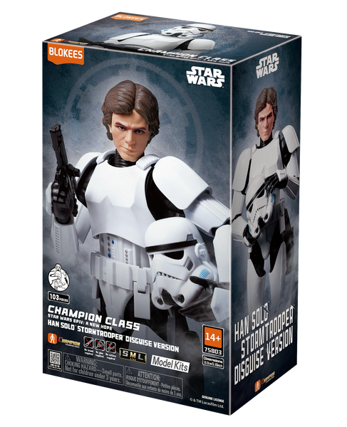 Blokees CC03 Star Wars A New Hope Han Solo Stormtrooper Disguise Figure Model Kit