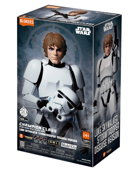 Blokees CC04 Star Wars A New Hope Luke Skywalker Stormtrooper Disguise Figure Model Kit