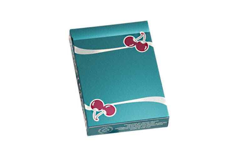 Cherry Casino Tropicana Teal Deck Playing Cards Poker Size