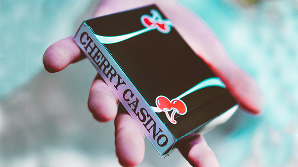 Cherry Casino V3 True Black Deck Playing Cards Poker Size