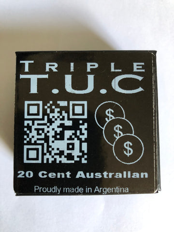 Triple Tango Ultimate Coin T.U.C 20 Cent Australian Gaff With Online Video Magic Trick