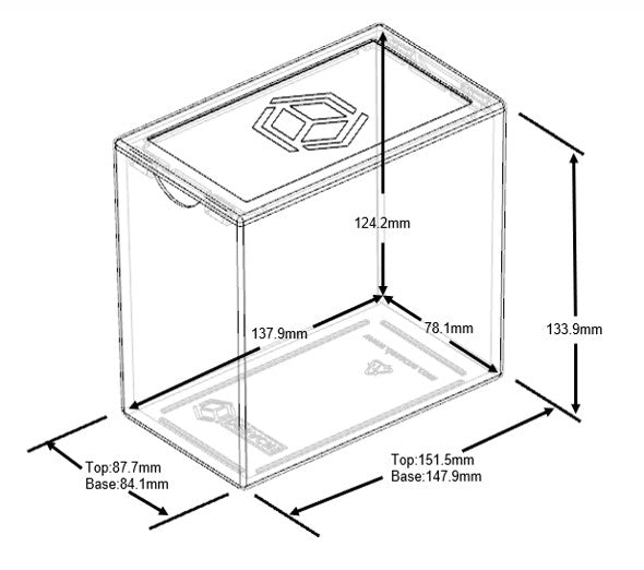 Desacne Premium Booster Box Protector 2 Pack