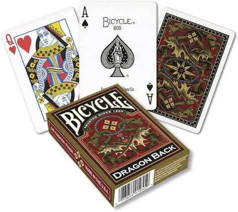 Dragon Back Bicycle Gold Deck Playing Cards Poker Size