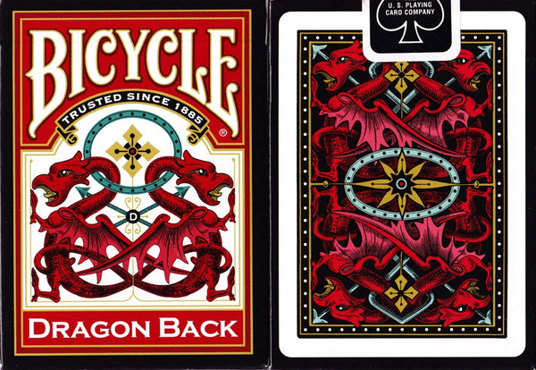 Dragon Back Bicycle Red Deck Playing Cards Poker Size