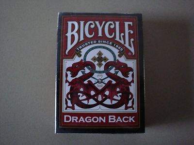 Dragon Back Bicycle Red Deck Playing Cards Poker Size