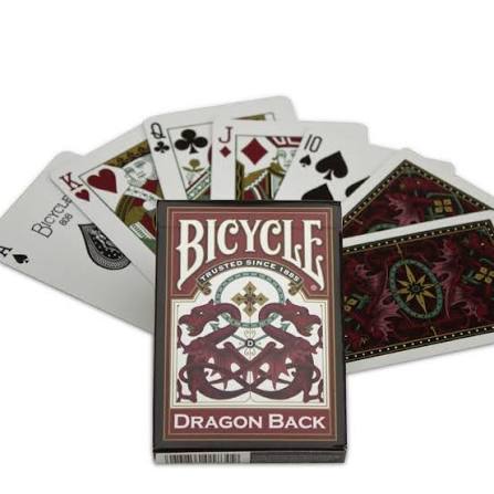 Dragon Back Bicycle Red Deck Playing Cards Poker Size