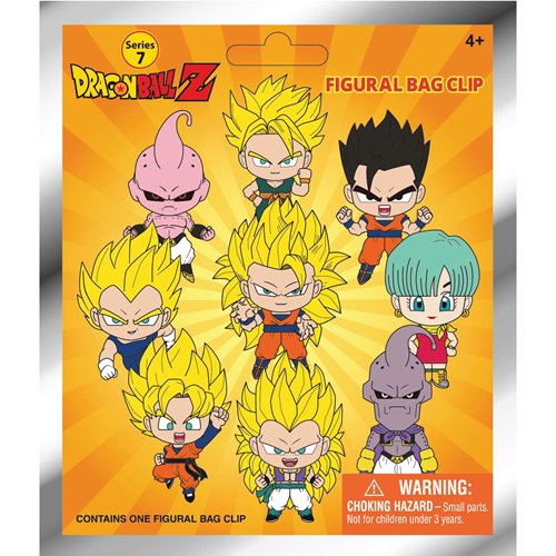 Dragon Ball Z Series 7 3D Foam Bag Clip Blind Bag Random