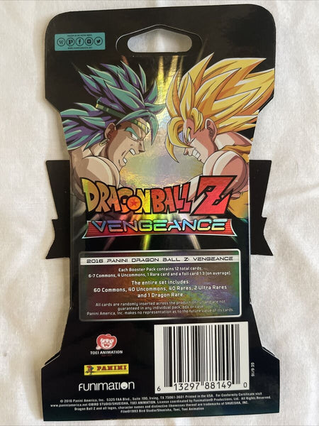 Dragon Ball Z Vengeance TCG 1 Booster Pack Factory Sealed