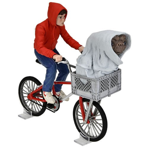 E.T. 40th Anniversary 7" Scale Figures Elliott & E.T. On Bicycle