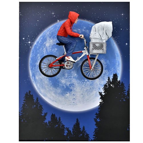 E.T. 40th Anniversary 7" Scale Figures Elliott & E.T. On Bicycle