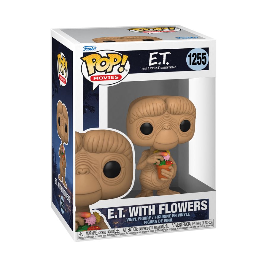 E.T. the Extra-Terrestrial E.T. with Flowers Pop! 1255 Vinyl