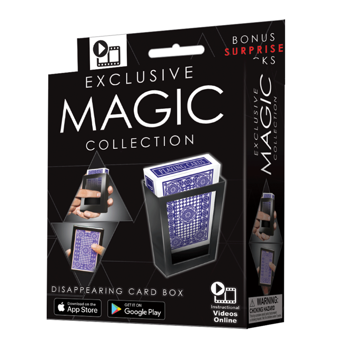 Exclusive Magic Pocket Disappearing Card Box Magic Trick