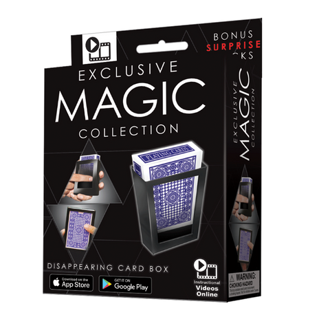 Exclusive Magic Pocket Disappearing Card Box Magic Trick