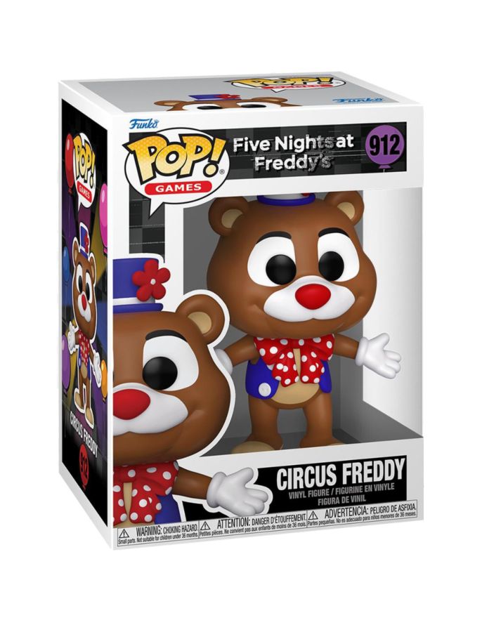 Five Nights at Freddy's Circus Freddy Pop! 912 Vinyl