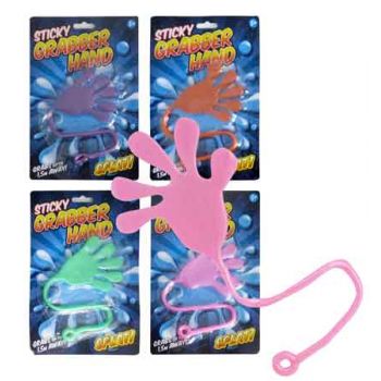 Giant Sticky Grabber Hand 1 Pc Assorted Colours Available