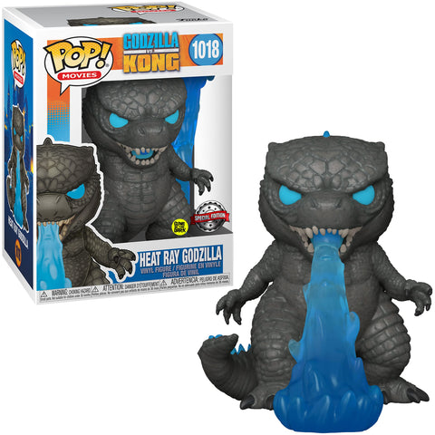 Godzilla Vs Kong Godzilla Heat Ray Glow US Exclusive Pop! 1018 Vinyl