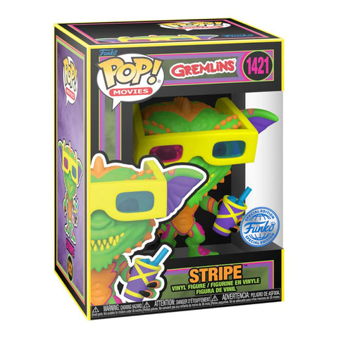 Gremlins Stripe with Glasses US Exclusive Blacklight Pop! 1421 Vinyl