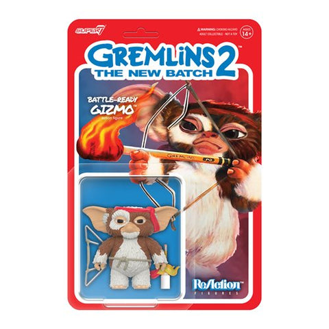 Gremlins 2 Gizmo (Battle Ready) 3 3/4" Inch ReAction Figure PRE-ORDER