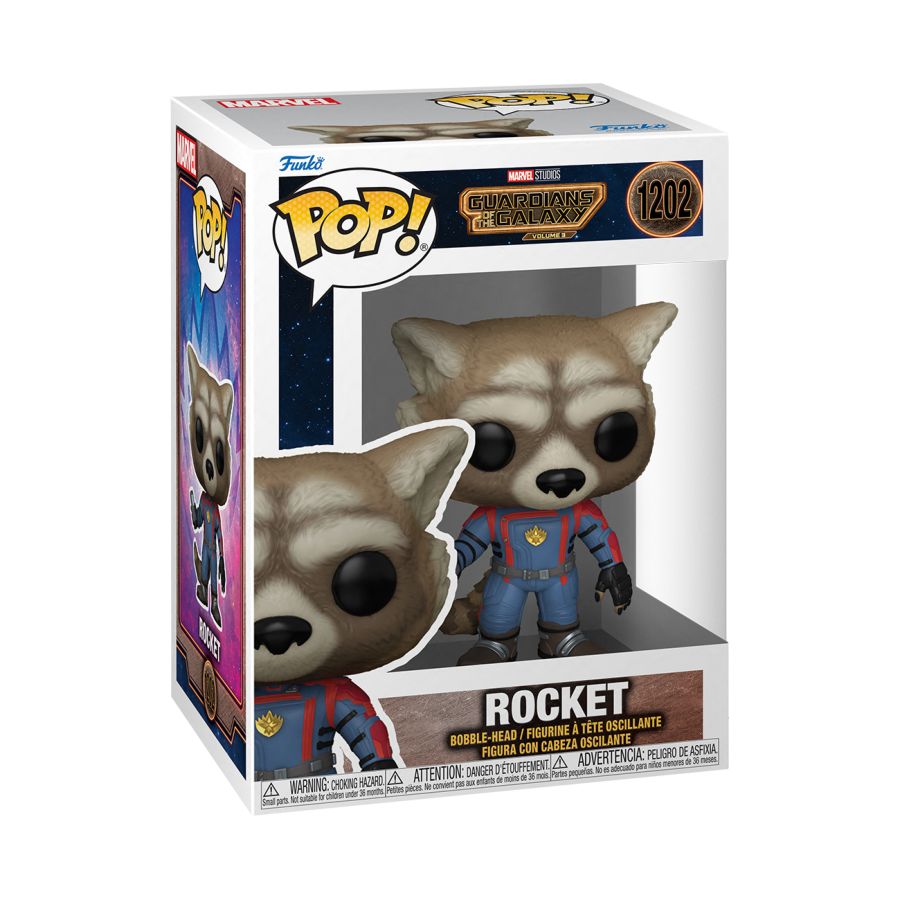 Guardians of the Galaxy Vol. 3 Rocket Pop! 1202 Vinyl