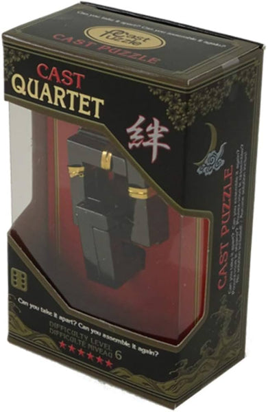 Puzzle Hanayama Huzzle L6 Cast Quartet